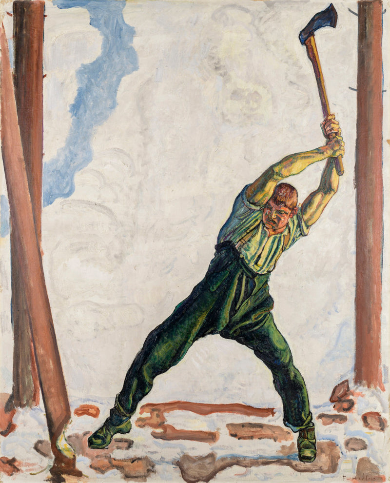 Le bûcheron - Ferdinand Hodler