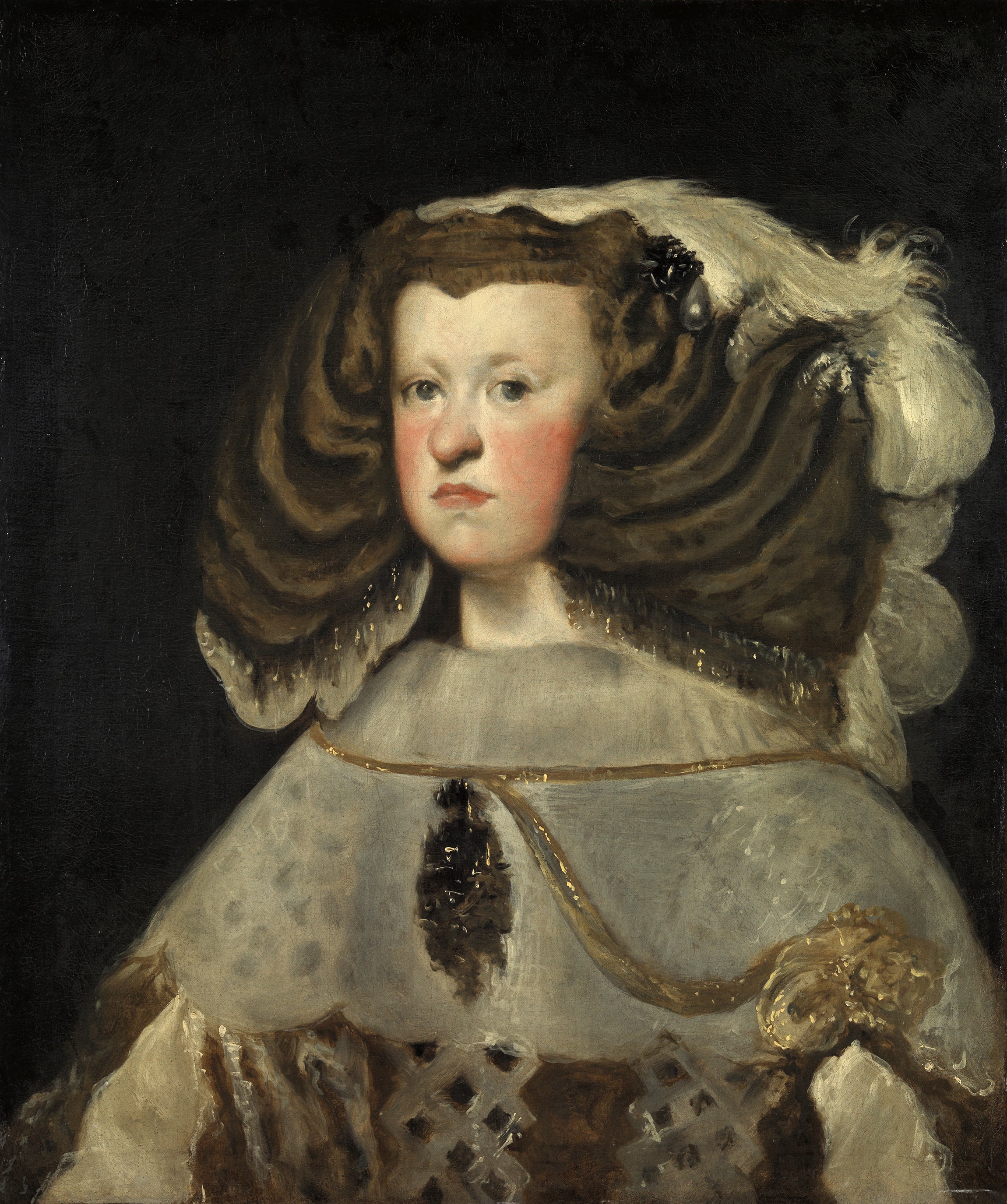 Portrait de Marianne d'Autriche, reine d'Espagne - Diego Velázquez
