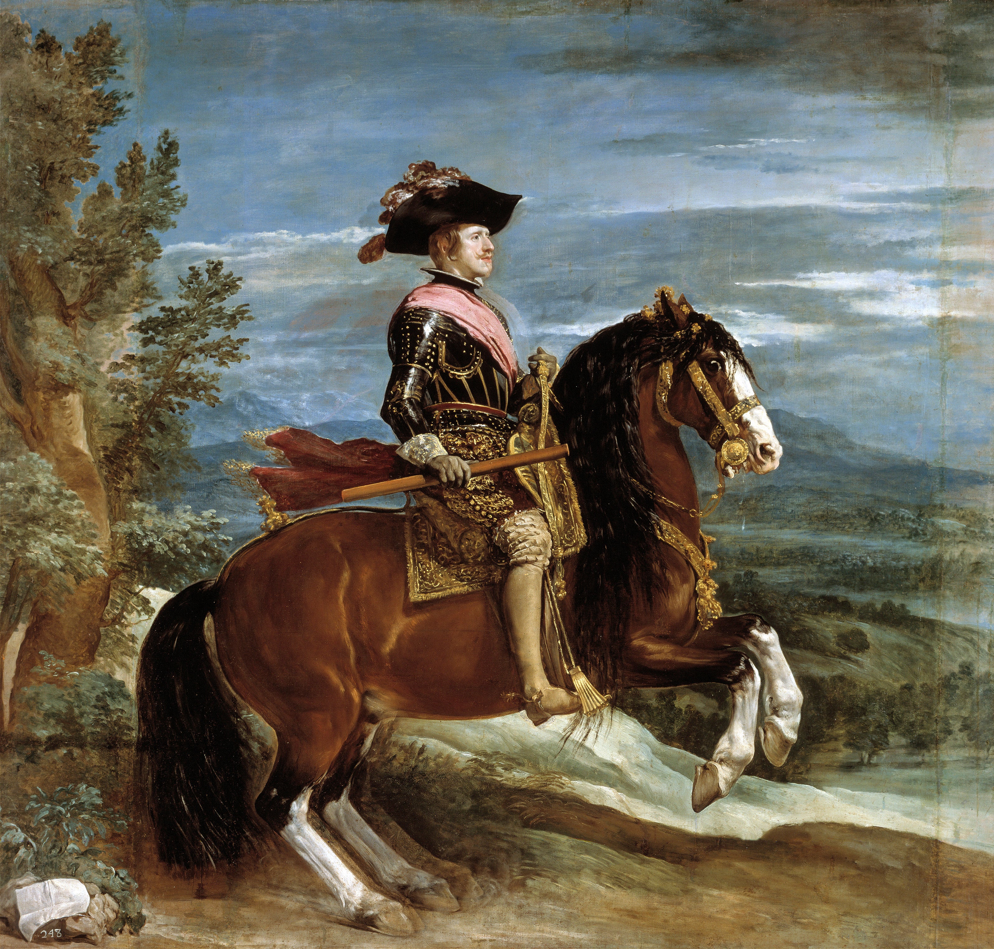 Philippe IV à cheval - Diego Velázquez