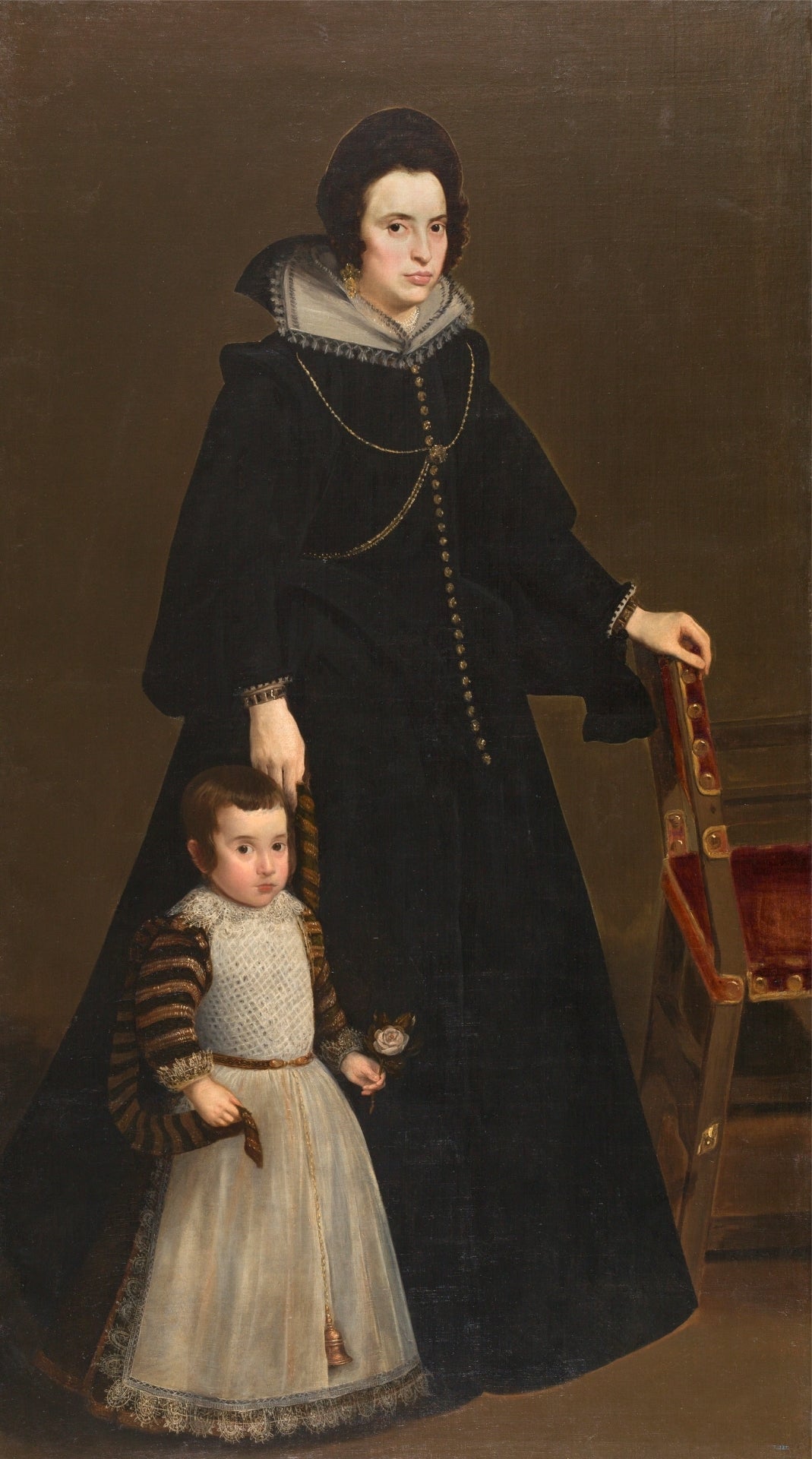 Doña Antonia de Ipeñarrieta y Galdós et fils don Luis - Diego Velázquez