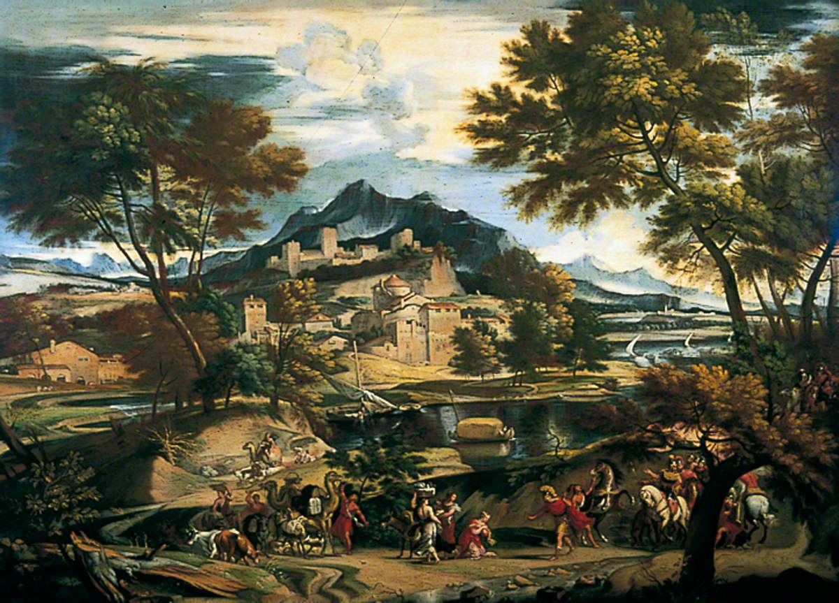 La rencontre de David et Abigaïl - Domenichino