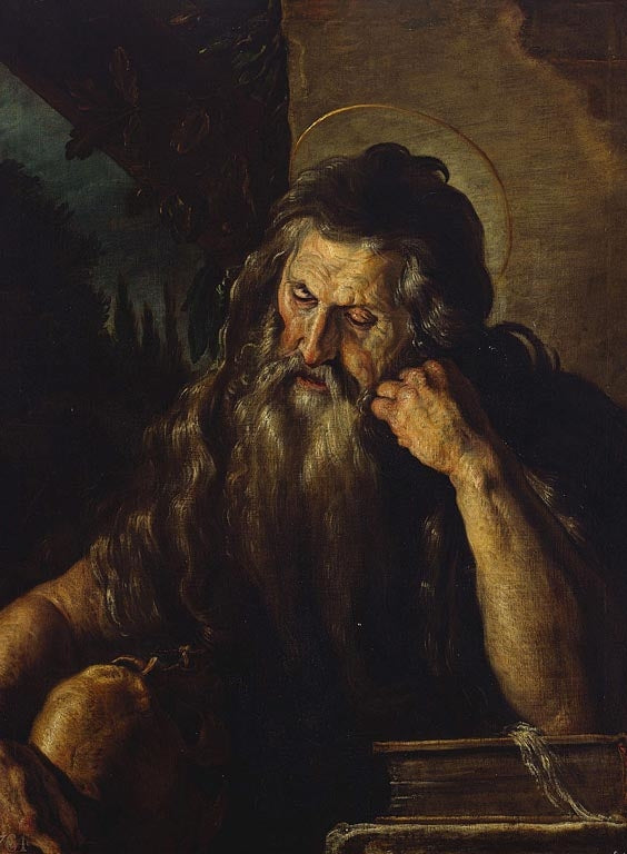 Saint Jérôme - Domenico Fetti image 1 reproduction de peinture à l’huile