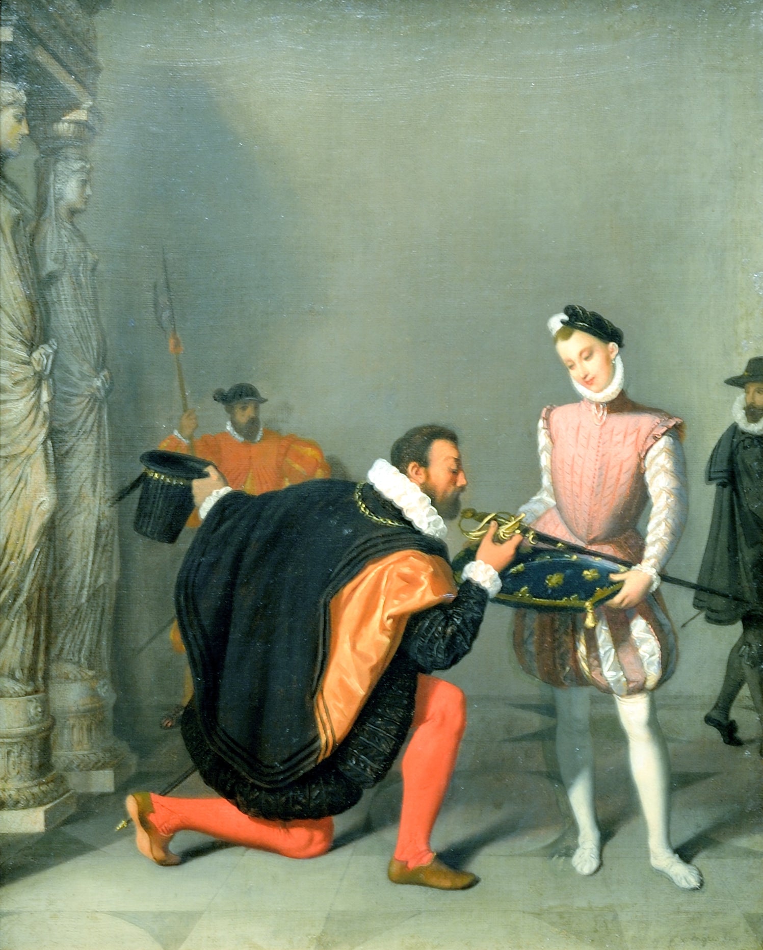 Don Pedro de Tolède baisant l'épée d'Henri IV - Jean-Auguste-Dominique Ingres