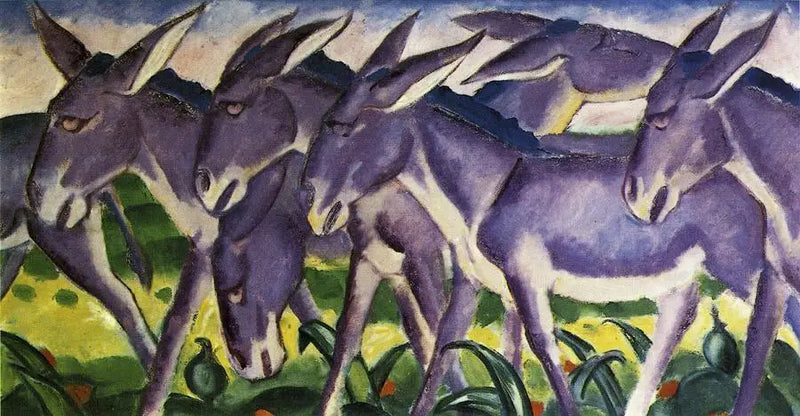 Frise de l'âne - Franz Marc