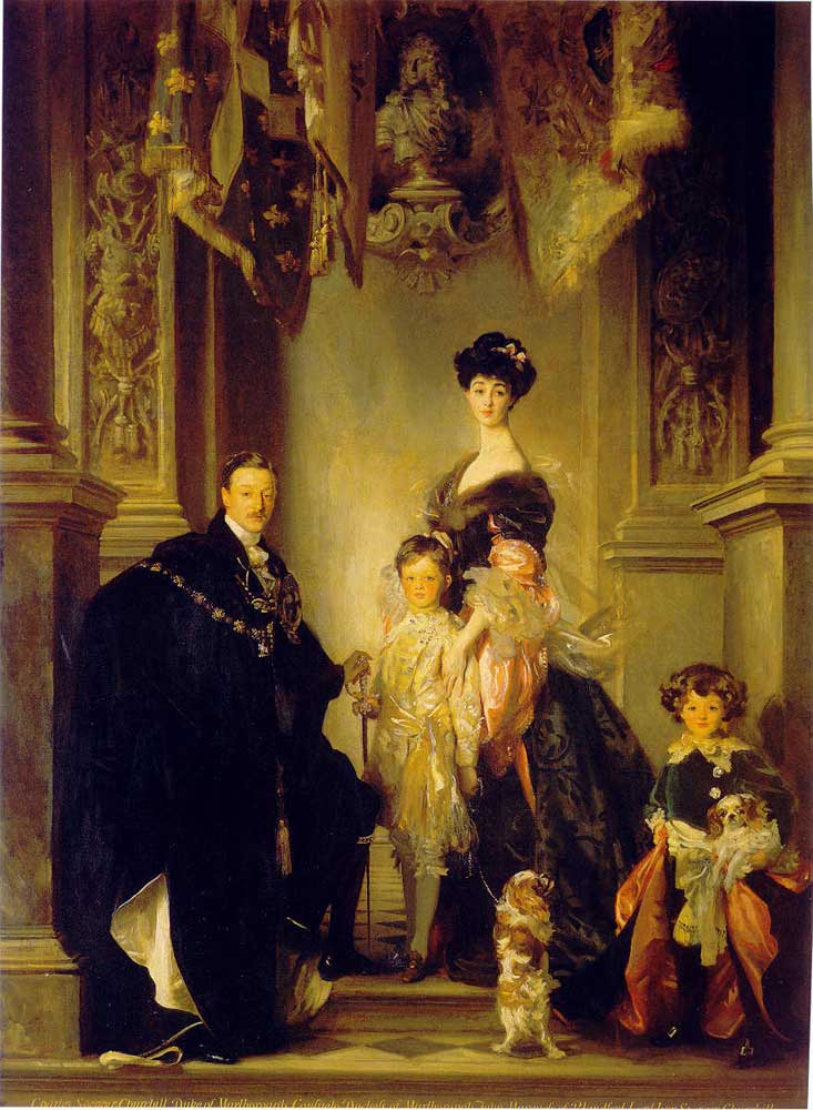 Reproduction du tableau « Portrait du 9e duc de Marlborough avec sa famille - John Singer Sargent » par Alpha Reproduction en peinture à l’huile