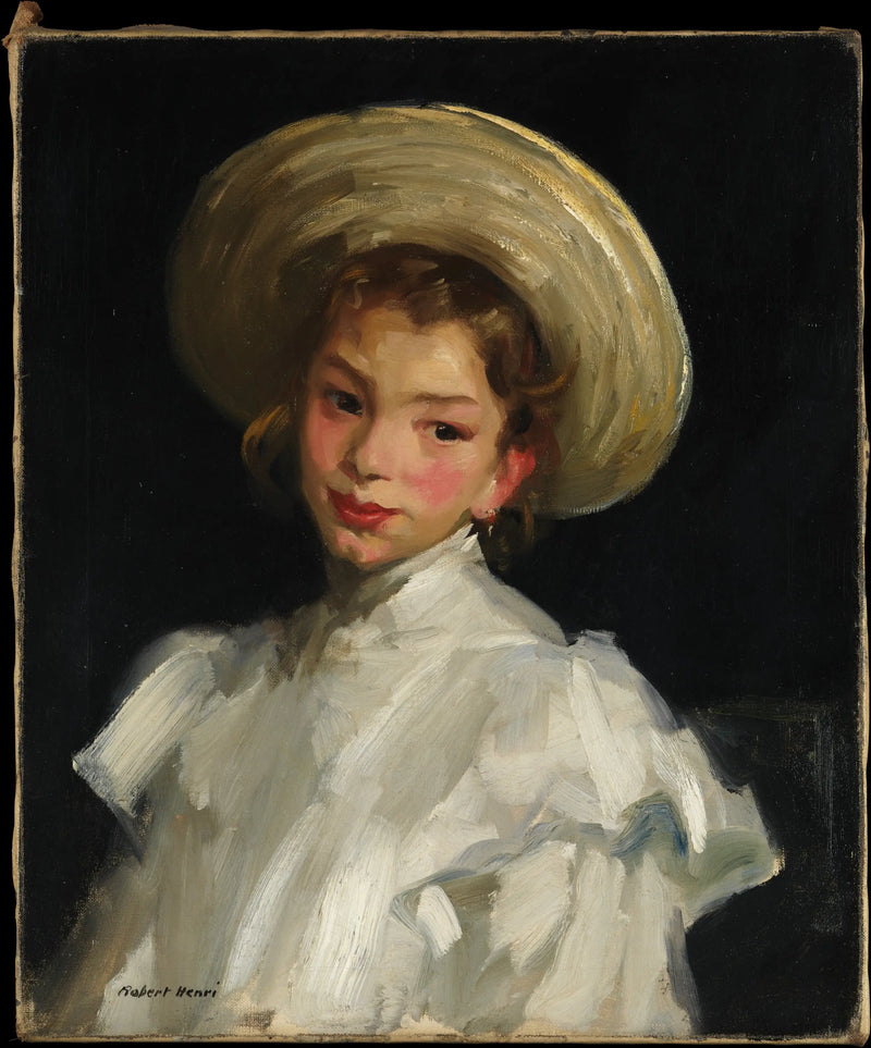 Fille hollandaise en blanc - Robert Henri