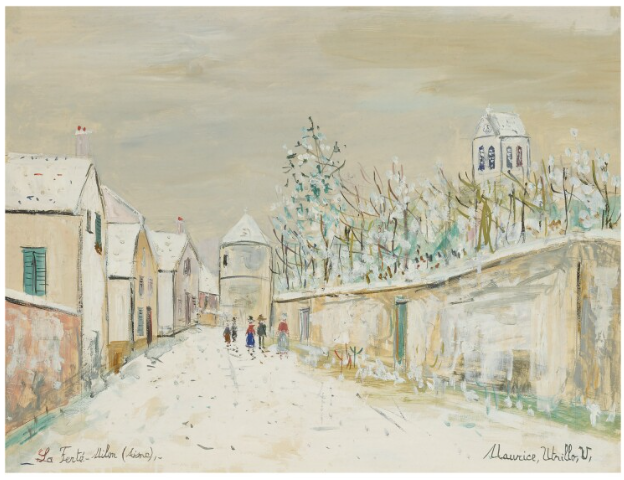 ENVIRONS DE LA FERTÉ-MILON, RUE DU FOUR, MARIZY-SAINTE-GENEVIÈVE (AISNE) - Maurice Utrillo
