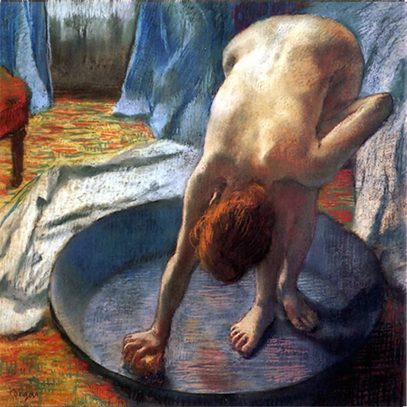 Femme à la bassine - Edgar Degas