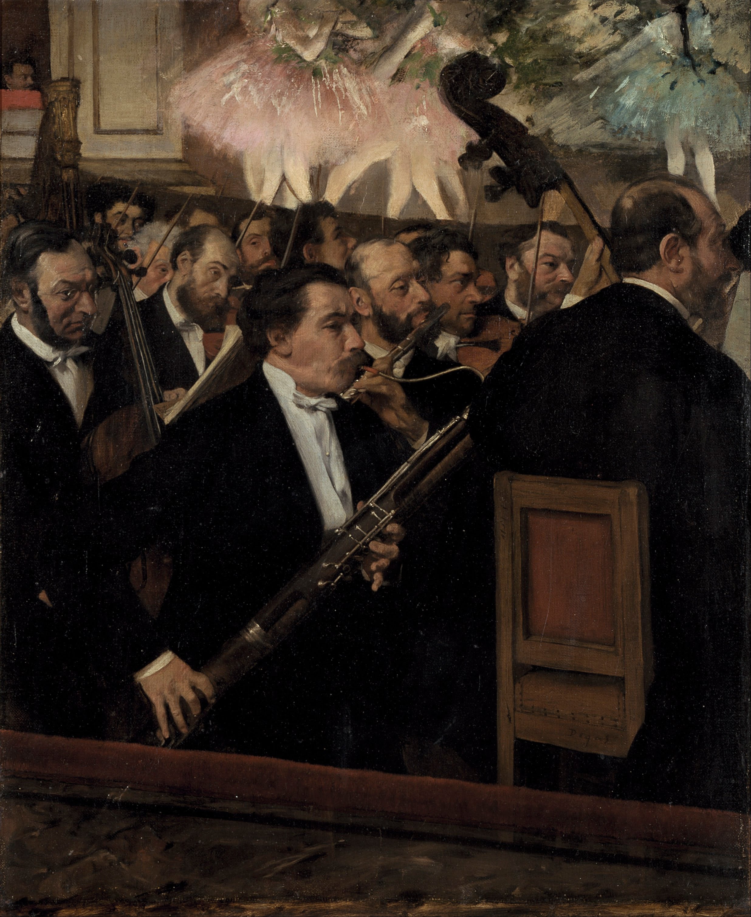 Reproduction du tableau « L'Orchestre de l'Opéra - Edgar Degas » par Alpha Reproduction en peinture à l’huile