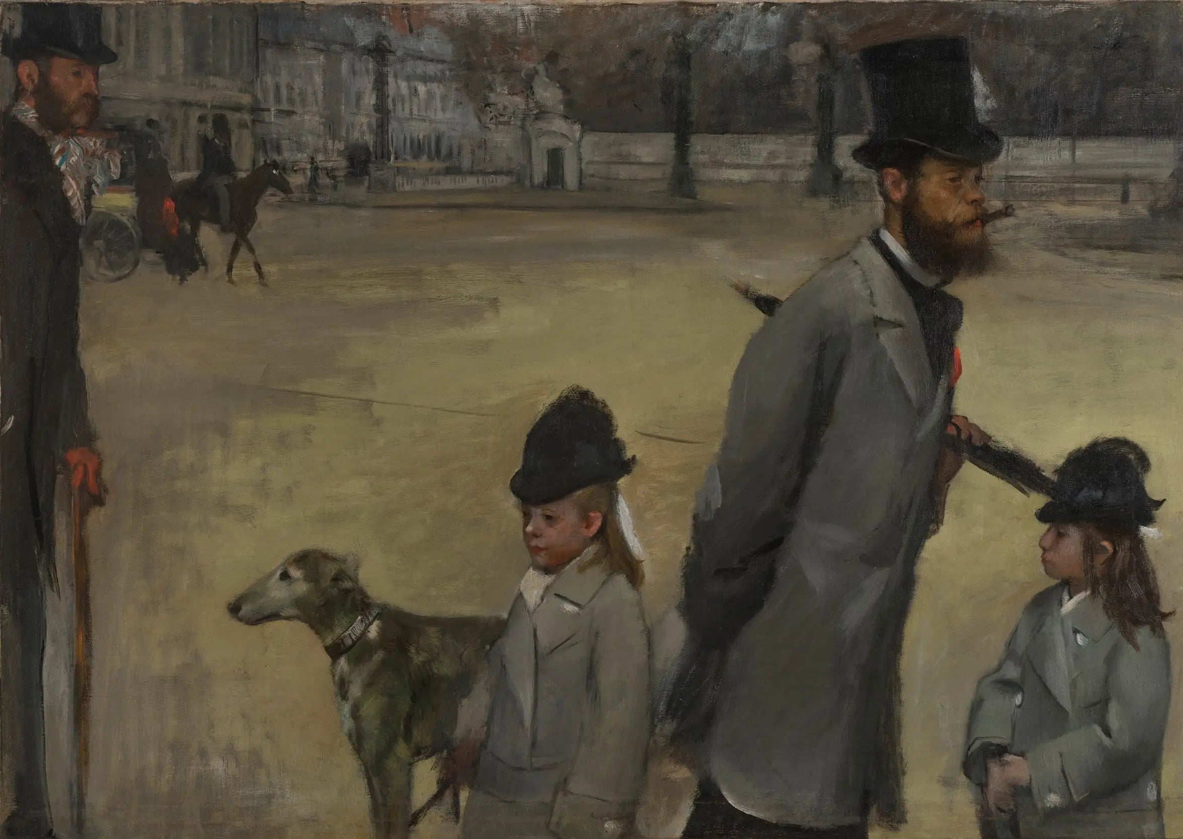 Reproduction du tableau « Place de la Concorde - Edgar Degas » par Alpha Reproduction en peinture à l’huile