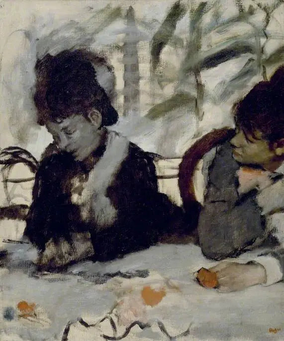 Au Café - Edgar Degas