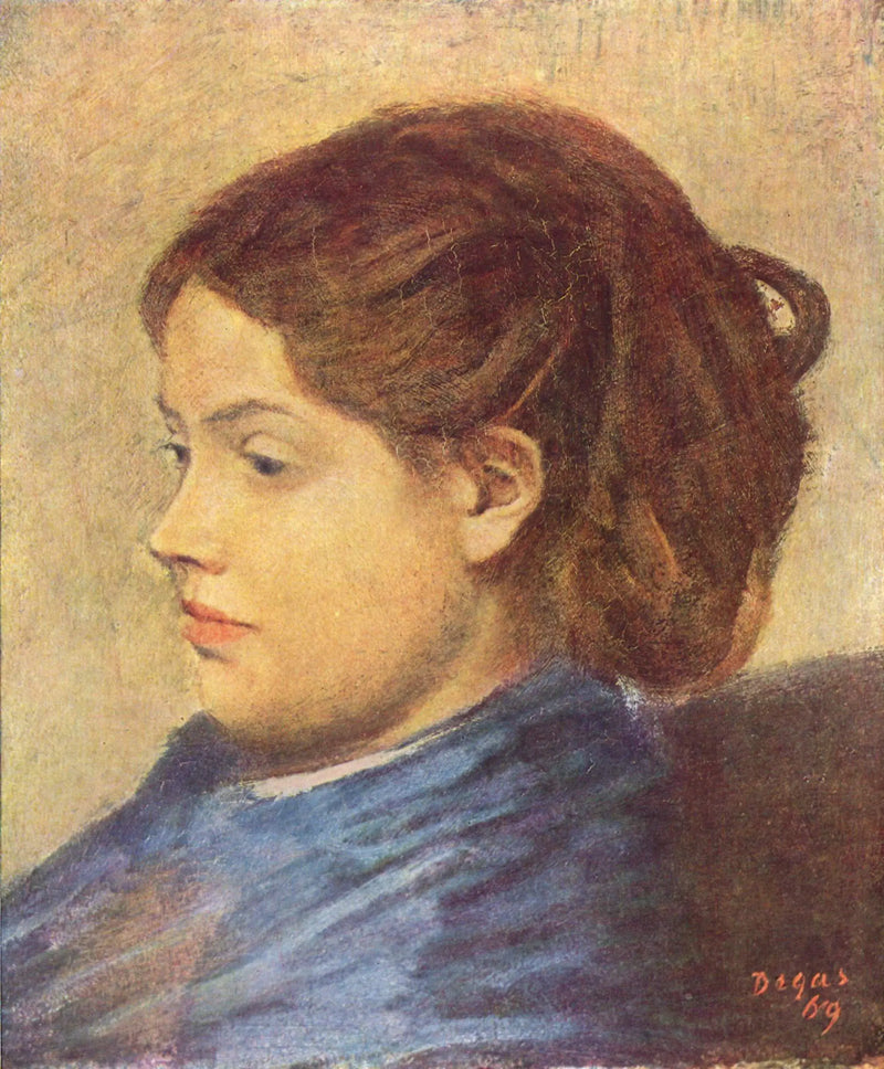 Portrait d'Emma Dobigny - Edgar Degas