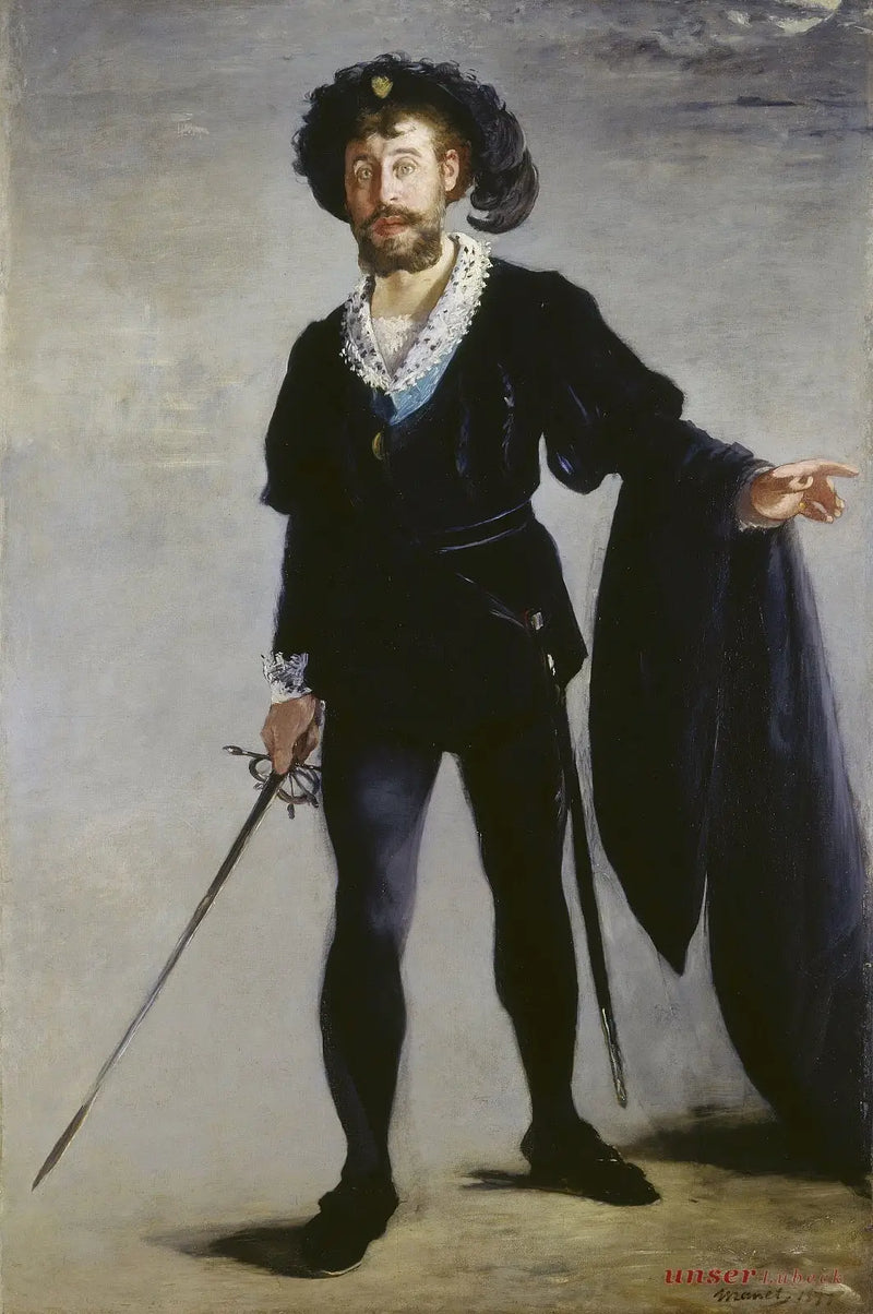 Portrait de Faure dans le rôle d'Hamlet - Édouard Manet