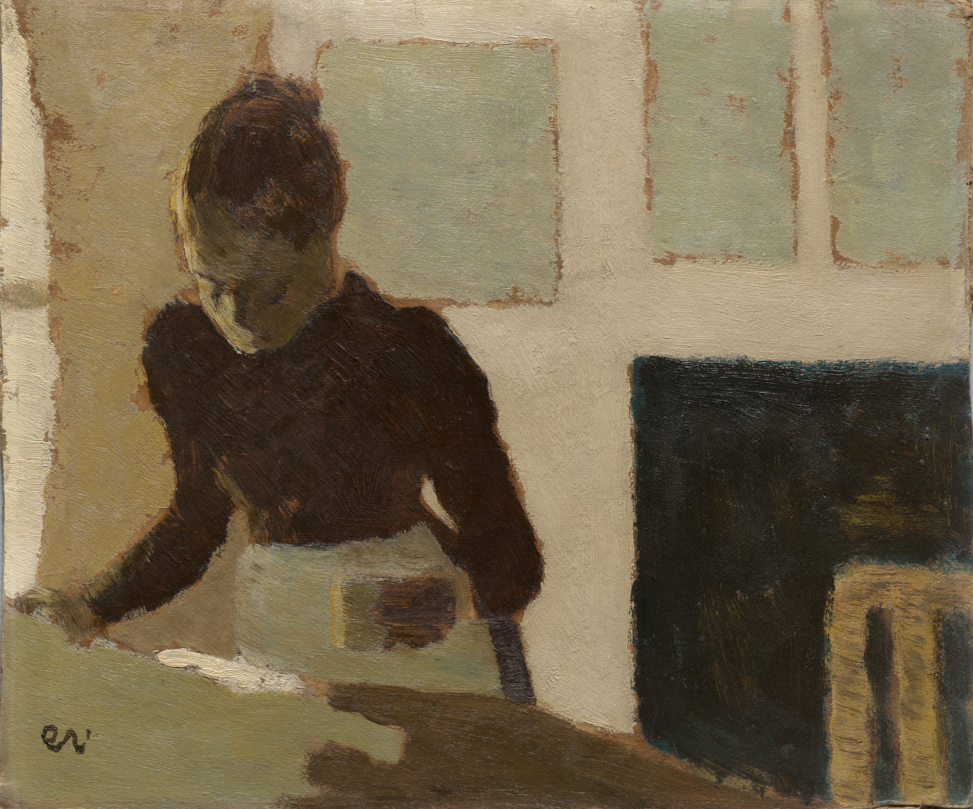 Femme repassant - Édouard Vuillard