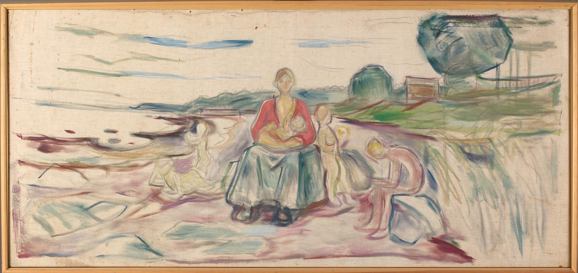 Reproduction du tableau « Alma mater - Edvard Munch » par Alpha Reproduction en peinture à l’huile