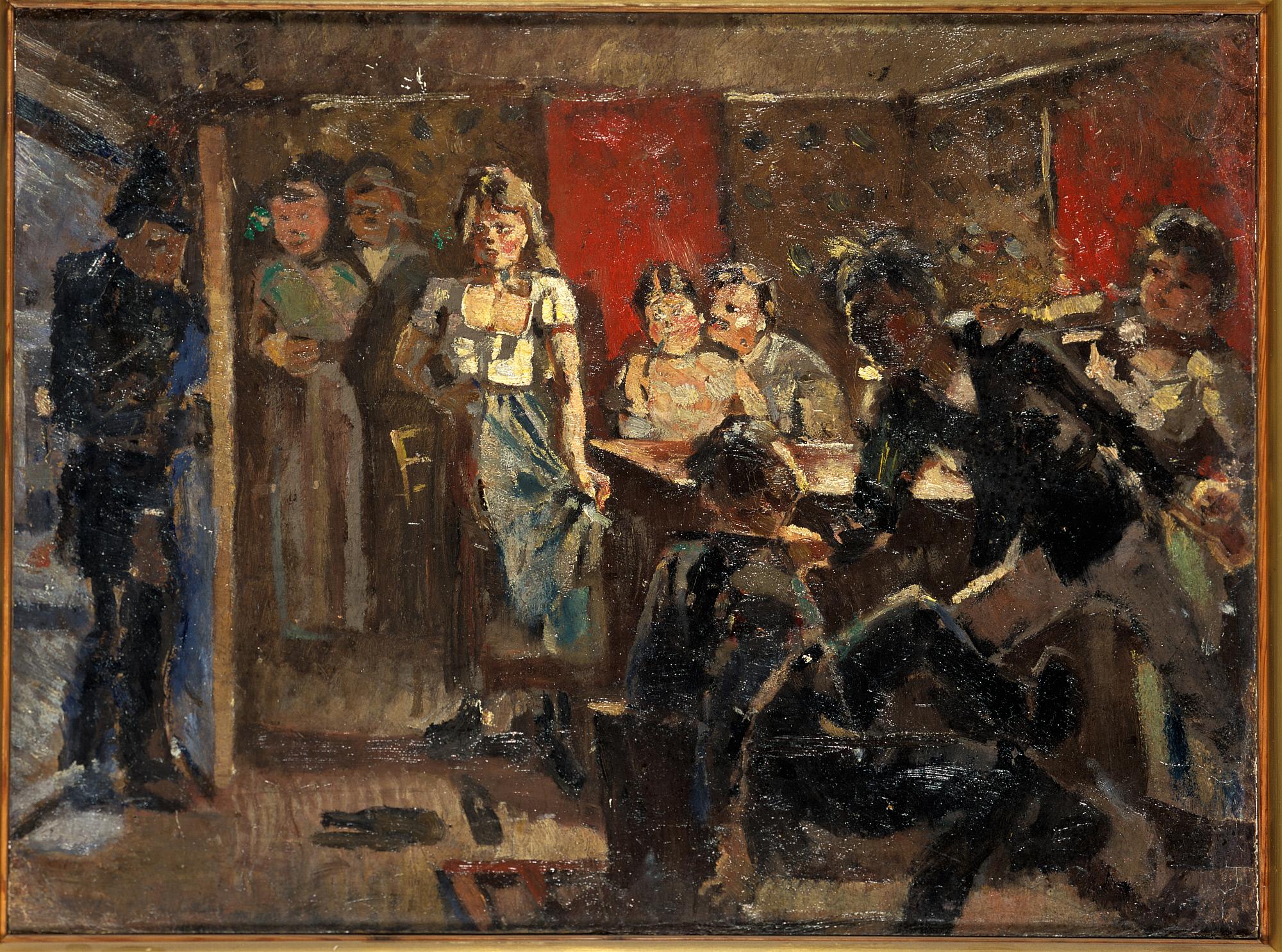 Reproduction du tableau « Plongée à Vaterland - Edvard Munch » par Alpha Reproduction en peinture à l’huile