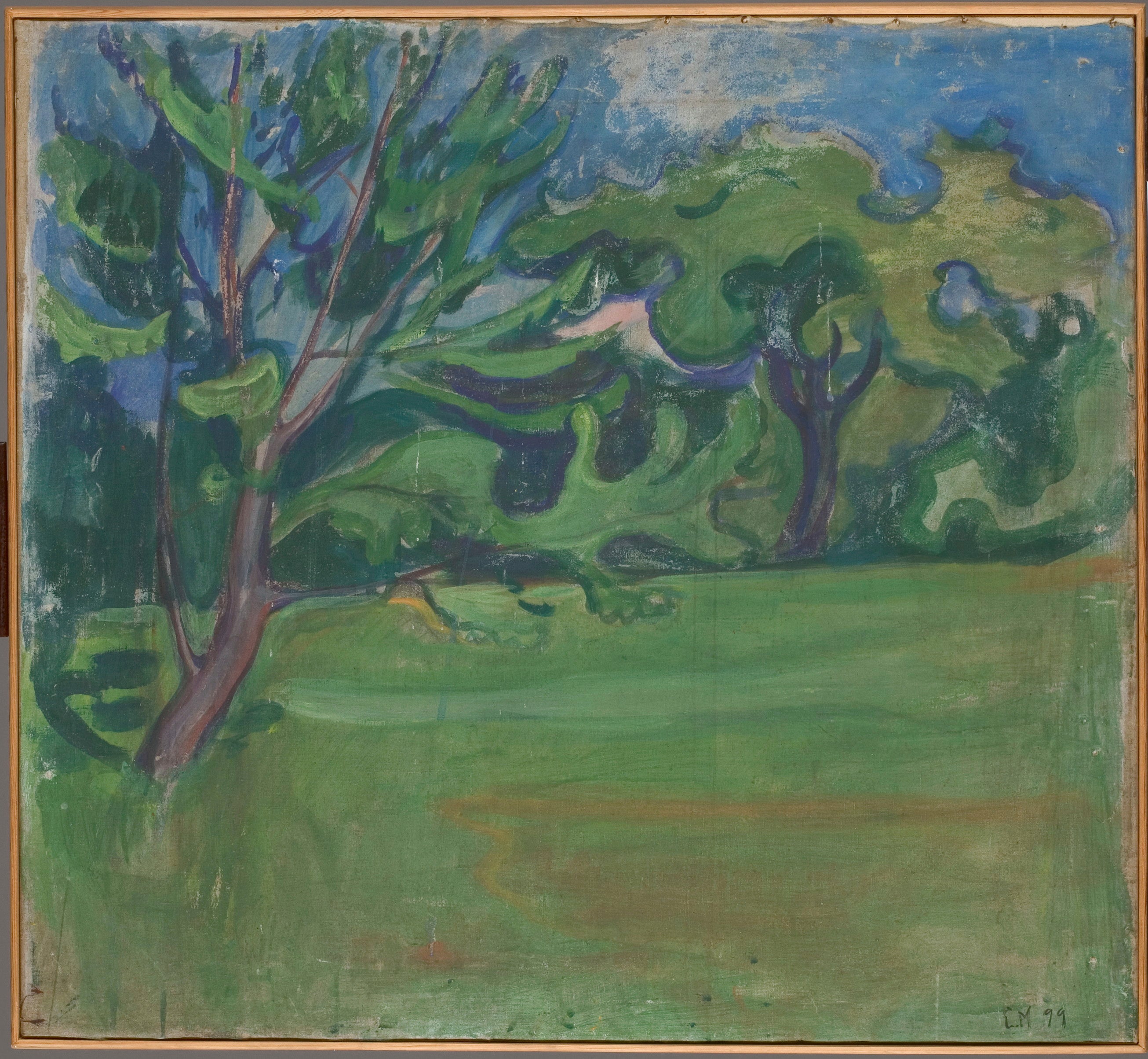 Reproduction du tableau « Paysage - Edvard Munch » par Alpha Reproduction en peinture à l’huile