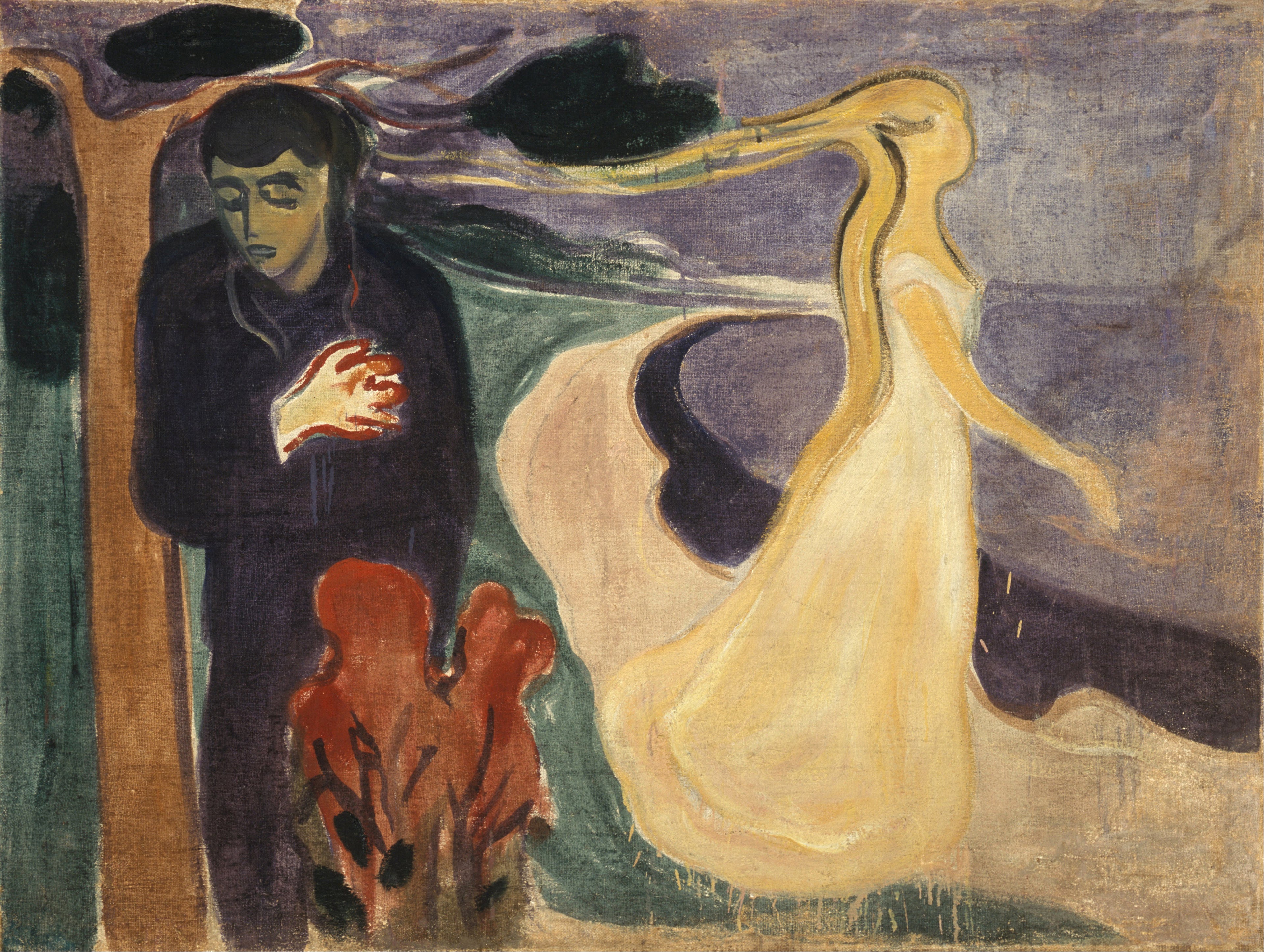 Reproduction du tableau « Séparation - Edvard Munch » par Alpha Reproduction en peinture à l’huile