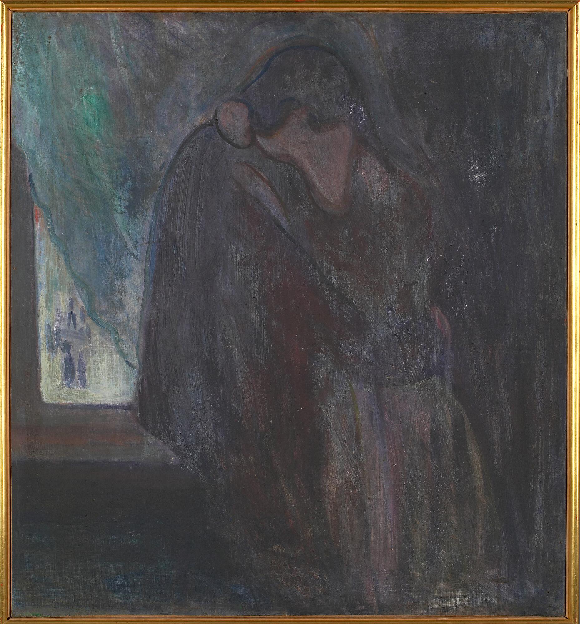 Reproduction du tableau « Le Baiser - Edvard Munch » par Alpha Reproduction en peinture à l’huile