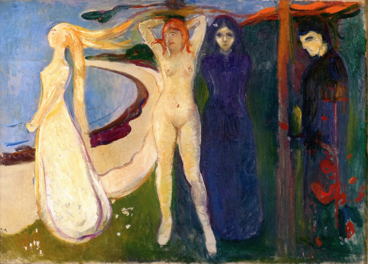 Reproduction du tableau « Femme. Sphinx - Edvard Munch » par Alpha Reproduction en peinture à l’huile