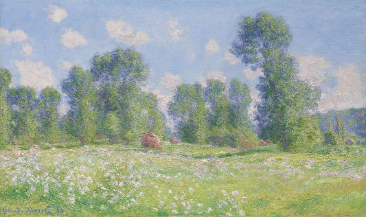 🌸 Effet de printemps à Giverny – Claude Monet (1890)
