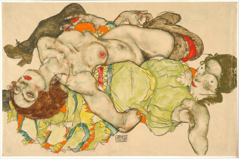 Amantes - Egon Schiele