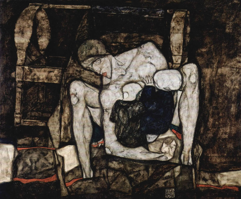 Mère aveugle, ou La Mère - Egon Schiele