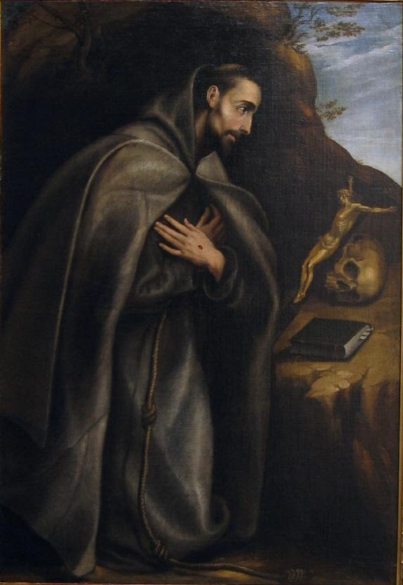 Saint François agenouillé en méditation - El Greco