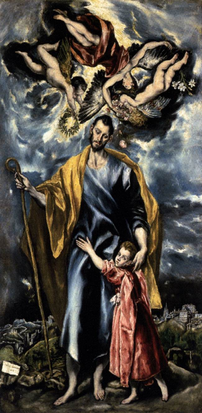 Saint Joseph et l'Enfant Jésus - El Greco