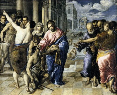 Guérison de l’aveugle de naissance - El Greco - Alpha Reproduction