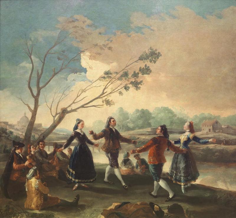 Danse sur les rives du Manzanares - Francisco de Goya
