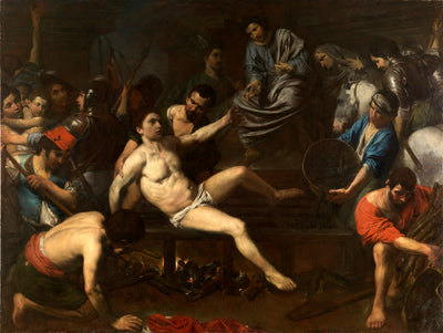 Le martyre de saint Laurent - Valentin de Boulogne