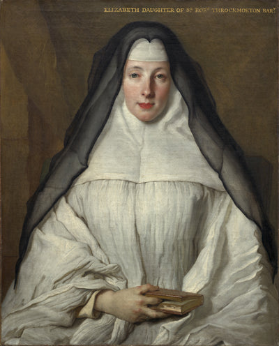 Élisabeth Throckmorton, chanoinesse de l'Ordre des Dames Augustines Anglaises - Nicolas de Largillière