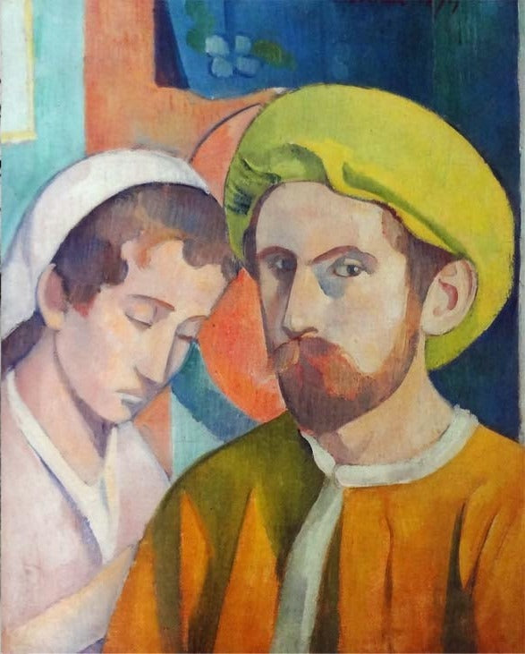 Portrait de l'artiste au turban jaune - Émile Bernard