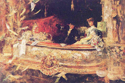 Au balcon - Juan Luna