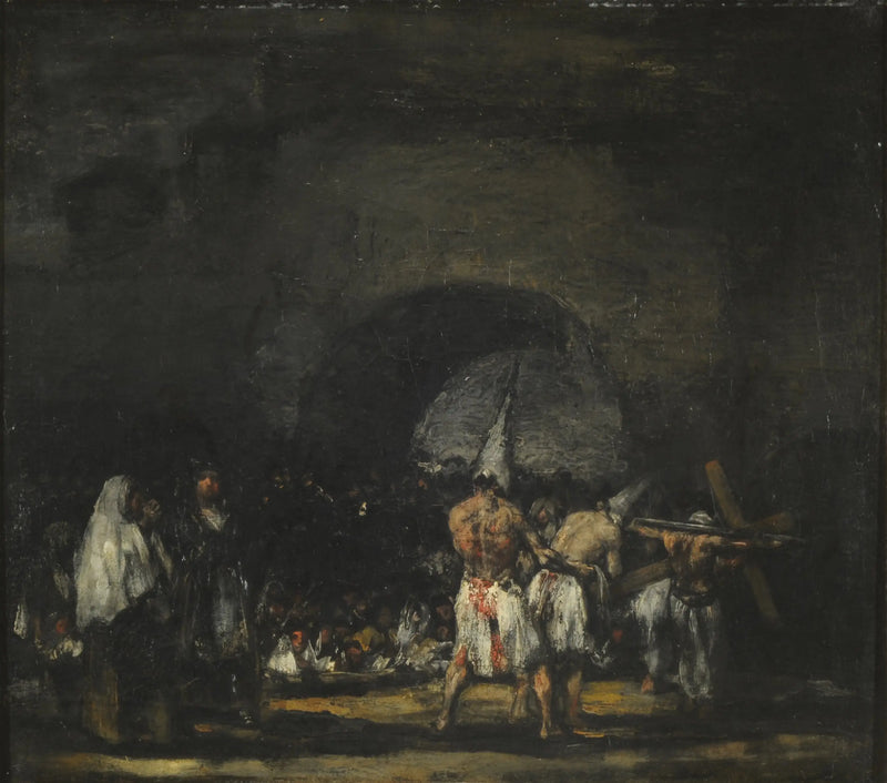 Scène des disciplines - Francisco de Goya