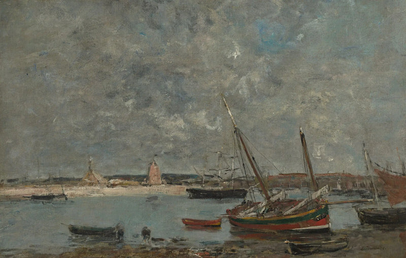 Camaret : Le Port - Eugène Boudin
