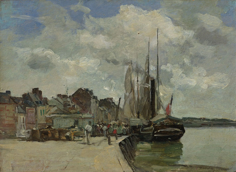 Honfleur : Le Port - Eugène Boudin