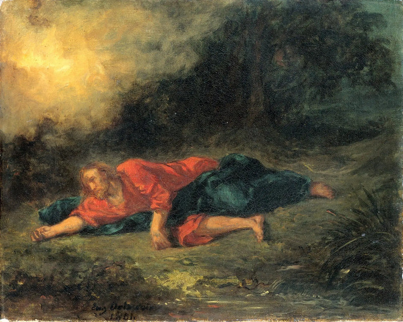 L'agonie dans le jardin - Eugène Delacroix