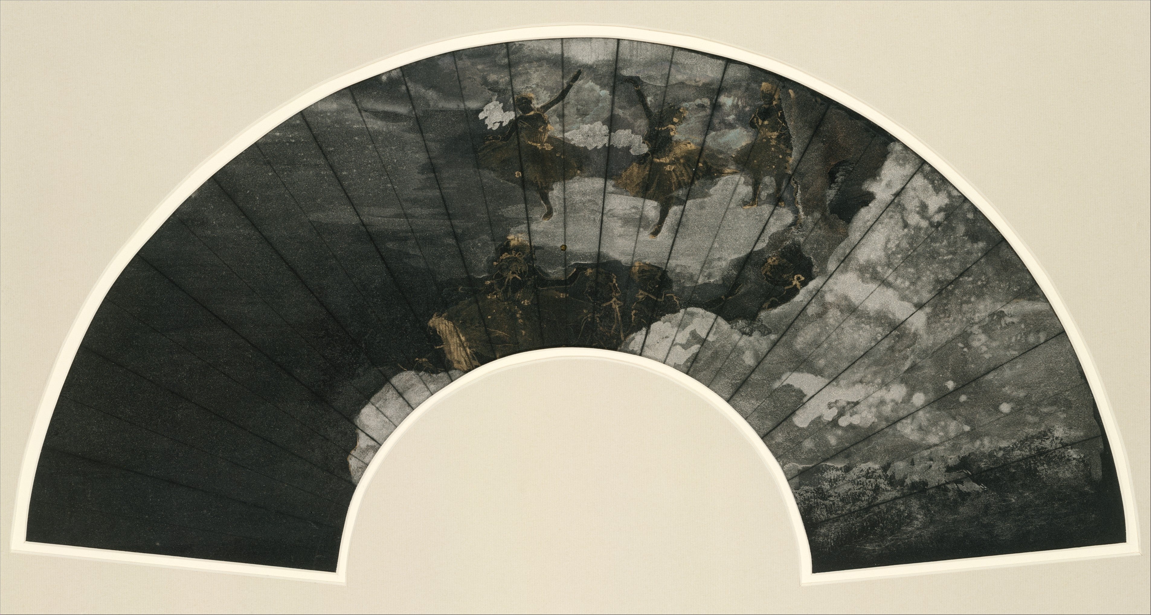 Reproduction du tableau « Support de ventilateur : Le Ballet - Edgar Degas » par Alpha Reproduction en peinture à l’huile