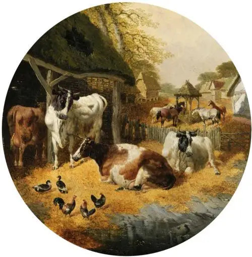 Cour de ferme - John Frederick Herring Sr. - Alpha Reproduction