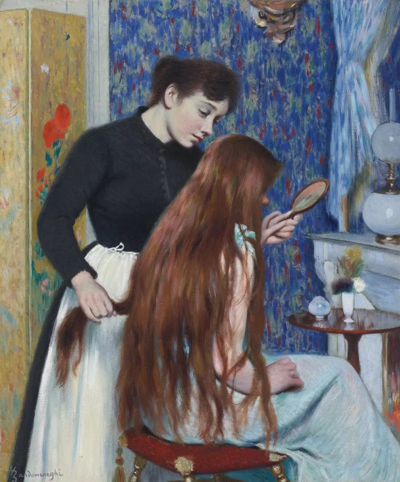 La coiffure - Federico Zandomeneghi
