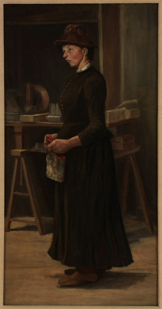 Portrait de Fräulein Kyburz - Ferdinand Hodler