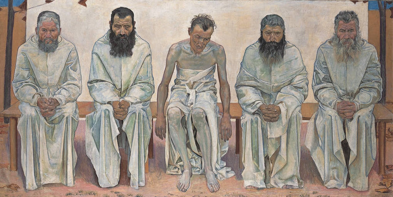 Les fatigués de la vie - Ferdinand Hodler
