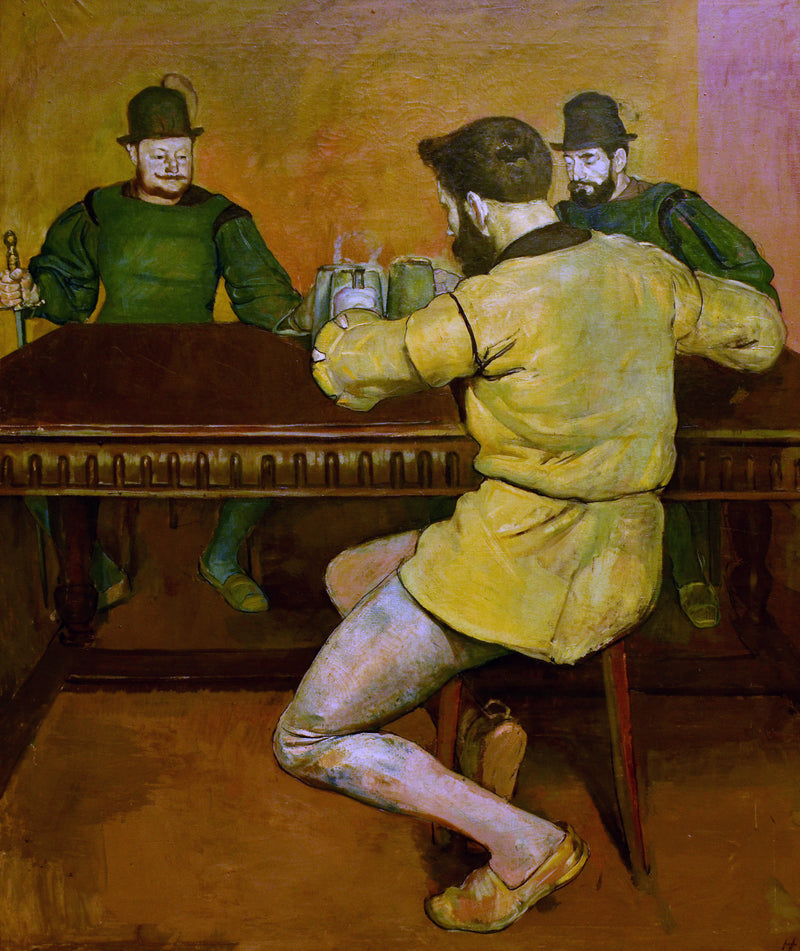 Les Buveurs - Ferdinand Hodler