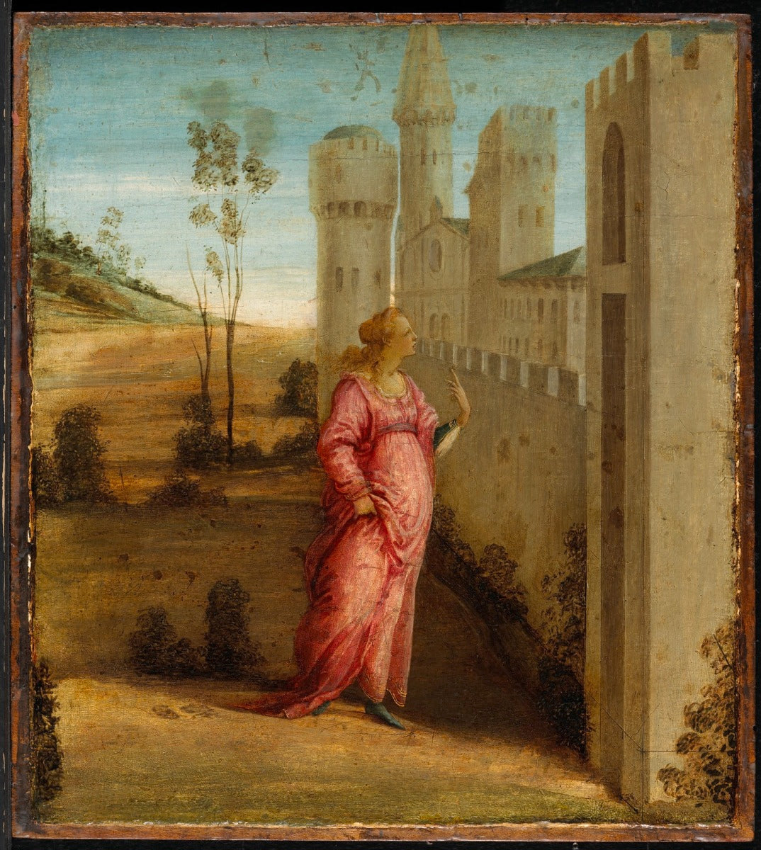 Esther aux portes du palais - Filippino Lippi