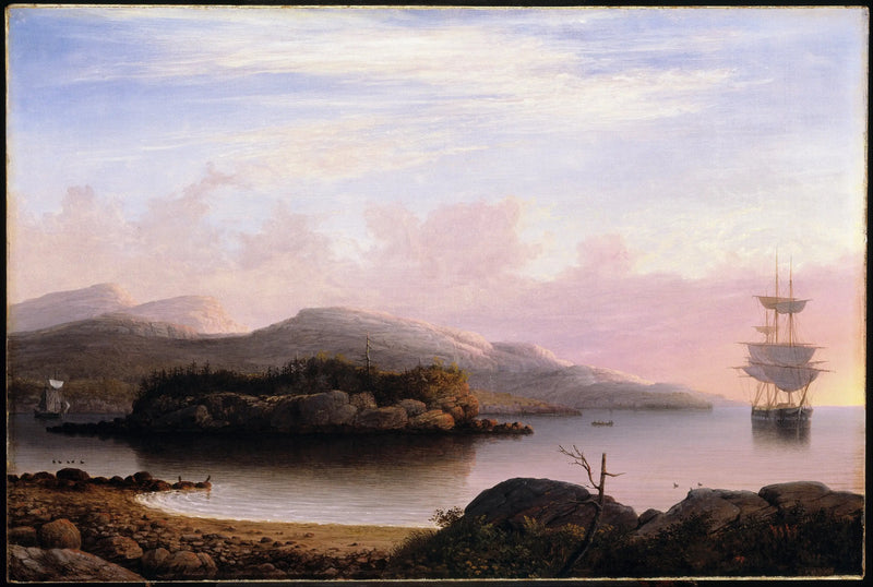 Au large de l'île des Monts Déserts - Fitz Henry Lane