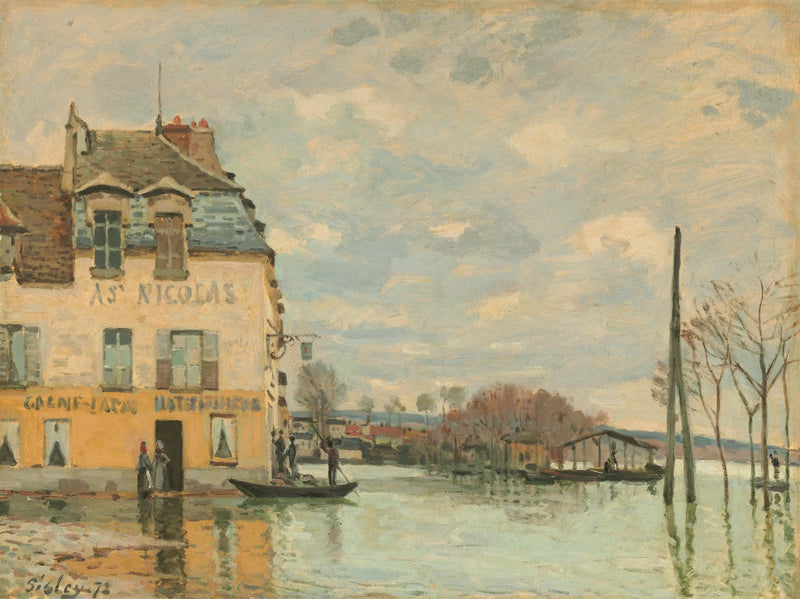 Inondations à Port-Marly - Alfred Sisley