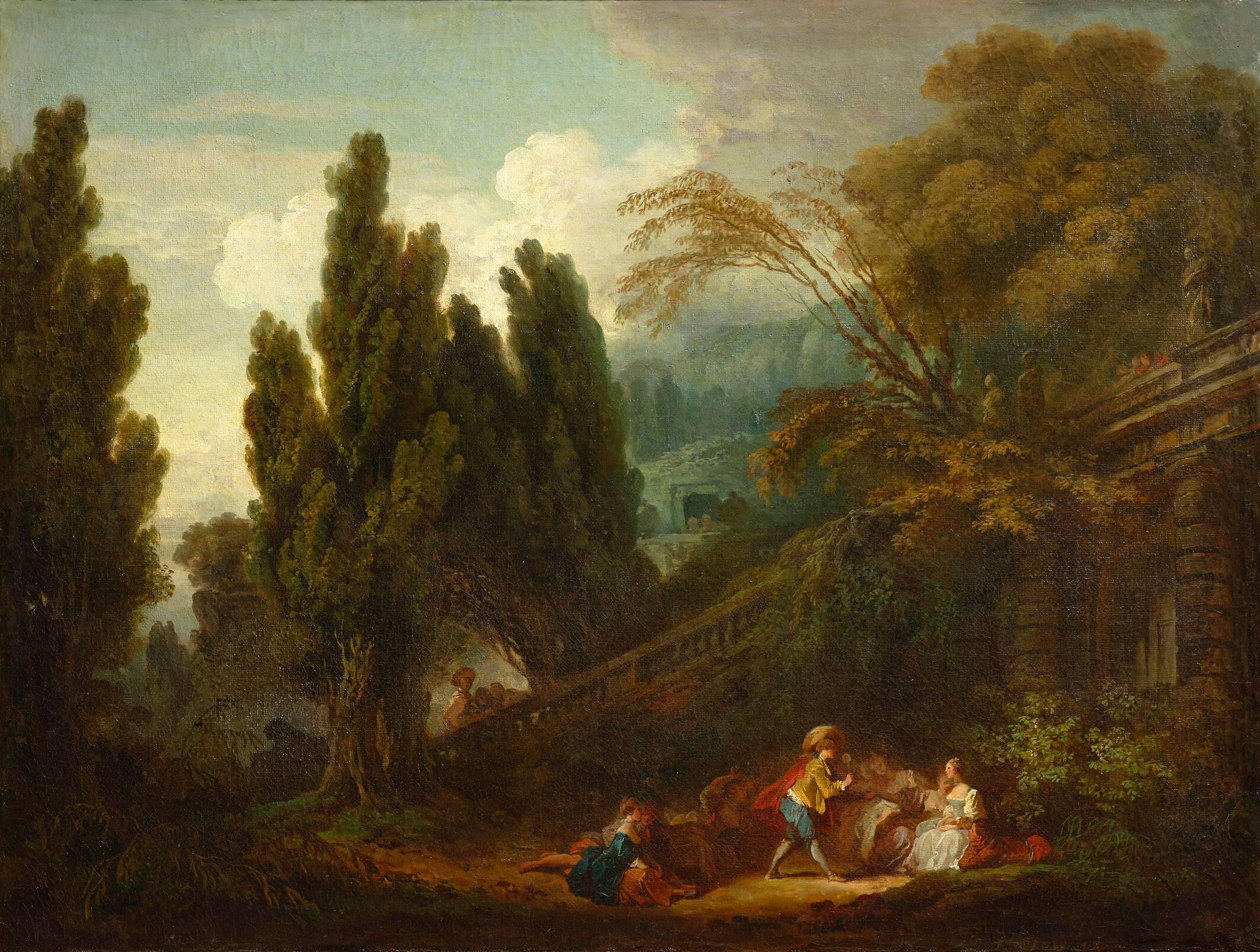 Le Jeu de la palette - Jean-Honoré Fragonard