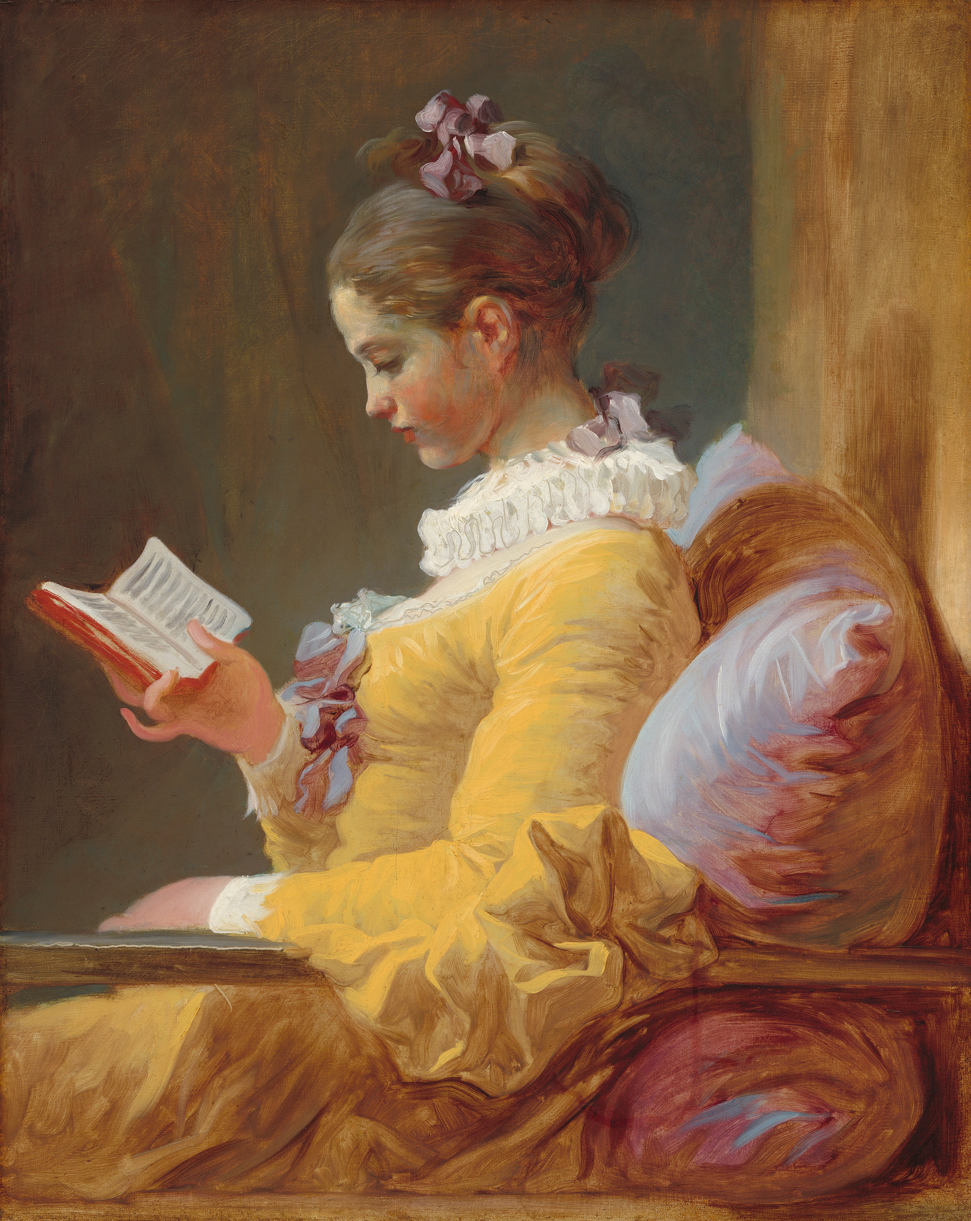 La Liseuse - Jean-Honoré Fragonard